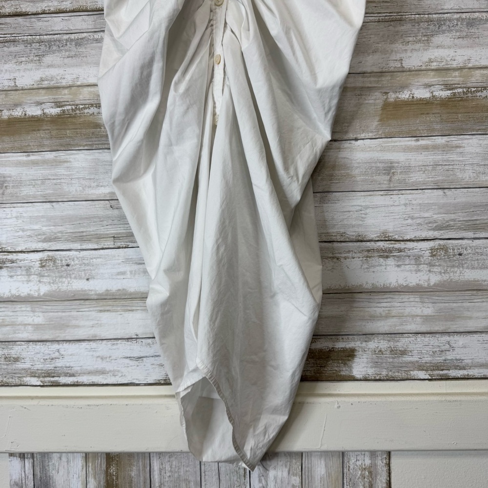 Veronica Beard Capella White Button Down Shirt Dress Women’s size 6 - Picture 2 of 13